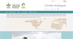 Desktop Screenshot of ccafs-analogues.org